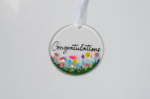 Wildflower Hanging Decoration - Congratulations