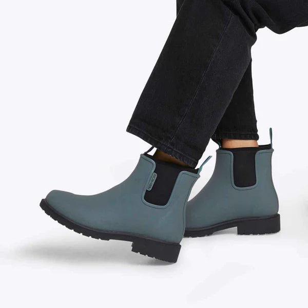 Merry People Bobbi Slate Grey Ankle Wellington Boot