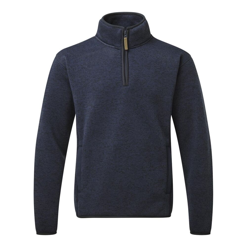 Fort Easton 1/4 Zip Pullover Top in Navy