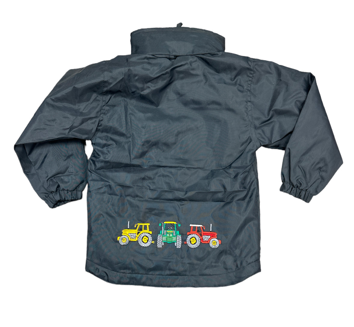 Kids Tractor Showerproof Jacket in Dark Navy