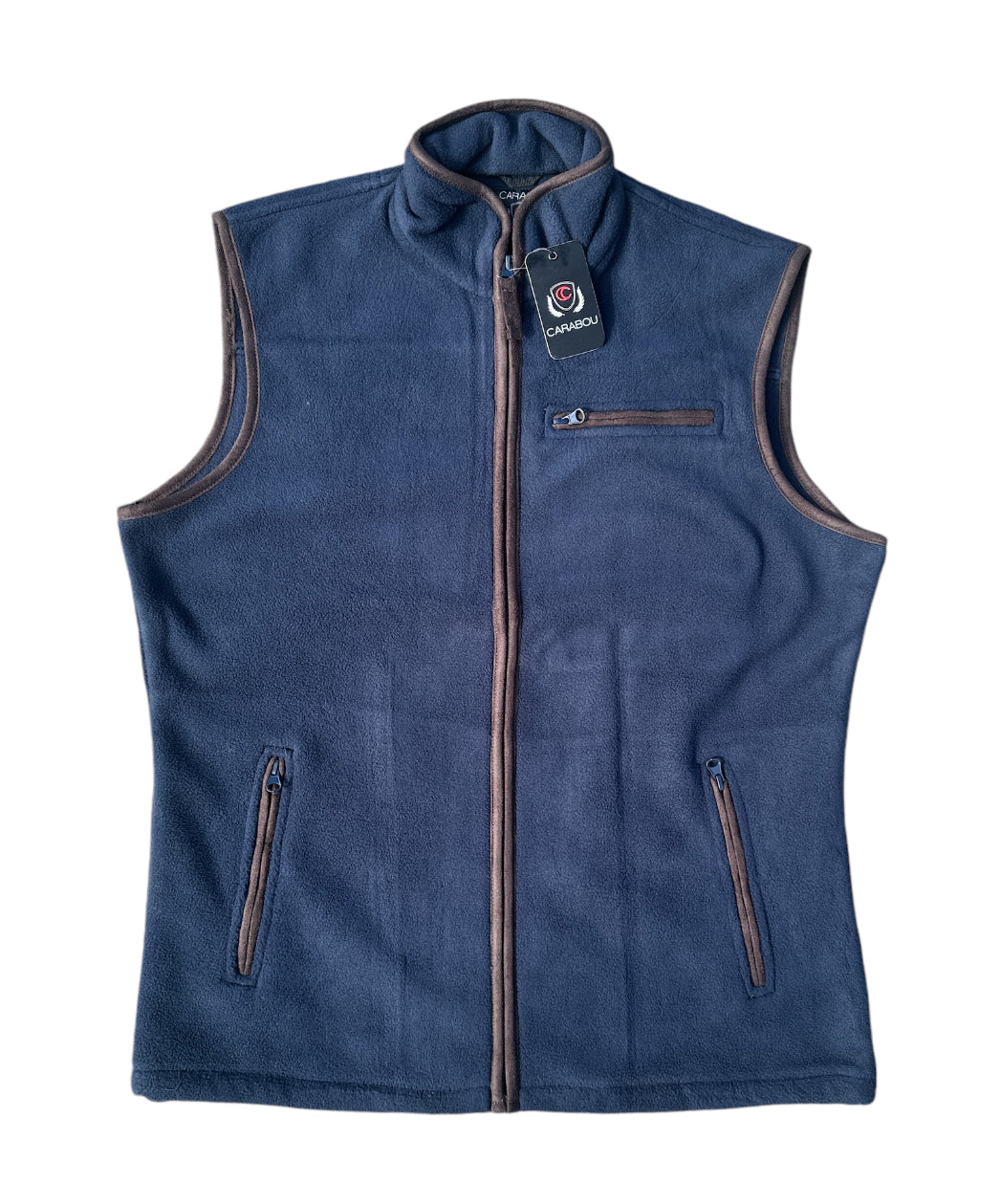 Carabou - Berwick Full Zip Gilet in Navy