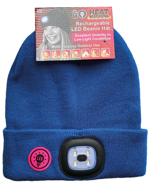 Heat Machine Ladies' LED Rechargeable Beanie Hats