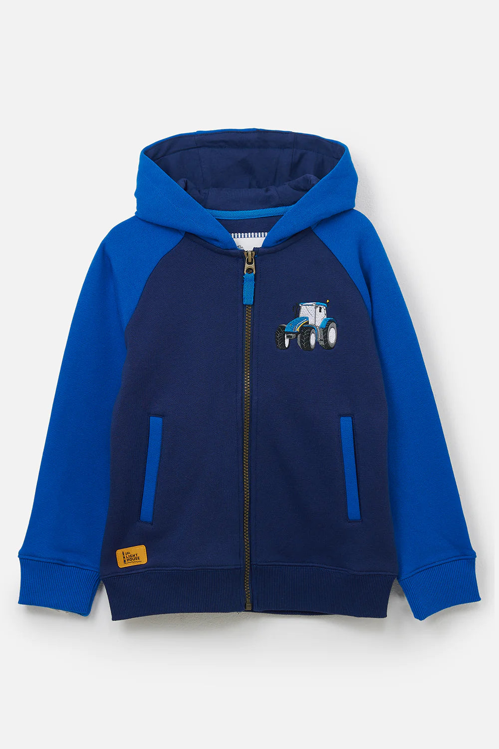 Lighthouse Jackson Full Zip Hoddie -Blue Tractor