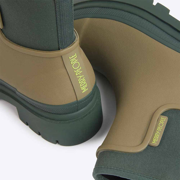 Merry People Tully Ankle Wellington Boot - Khaki Green