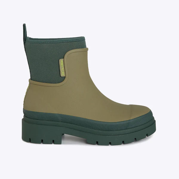 Merry People Tully Ankle Wellington Boot - Khaki Green