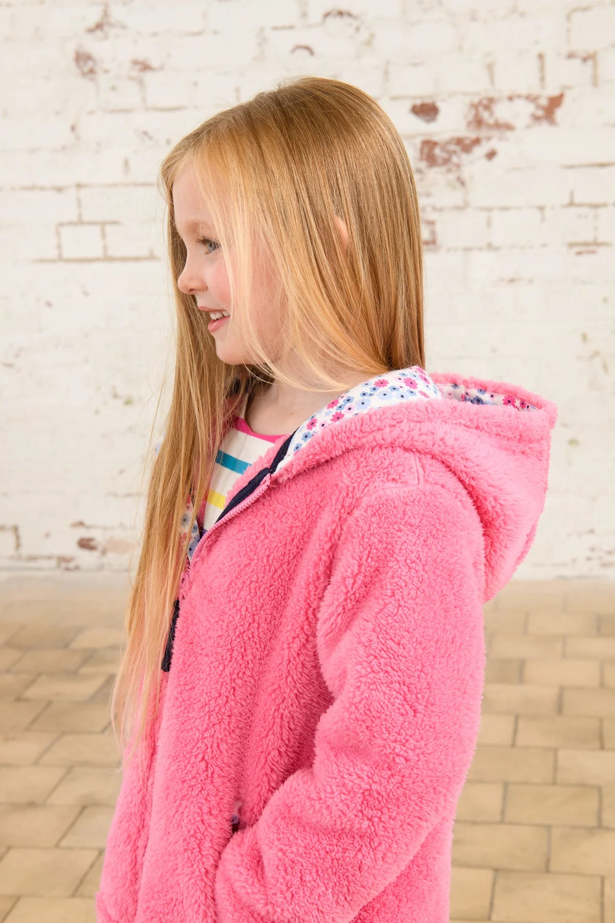 Lighthouse Gracie Sherpa Fleece - Blush Pink