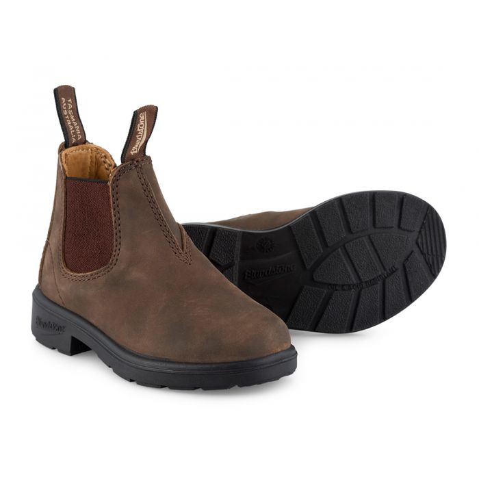 Blundstone 565 Rustic Brown Kids Dealer Boots