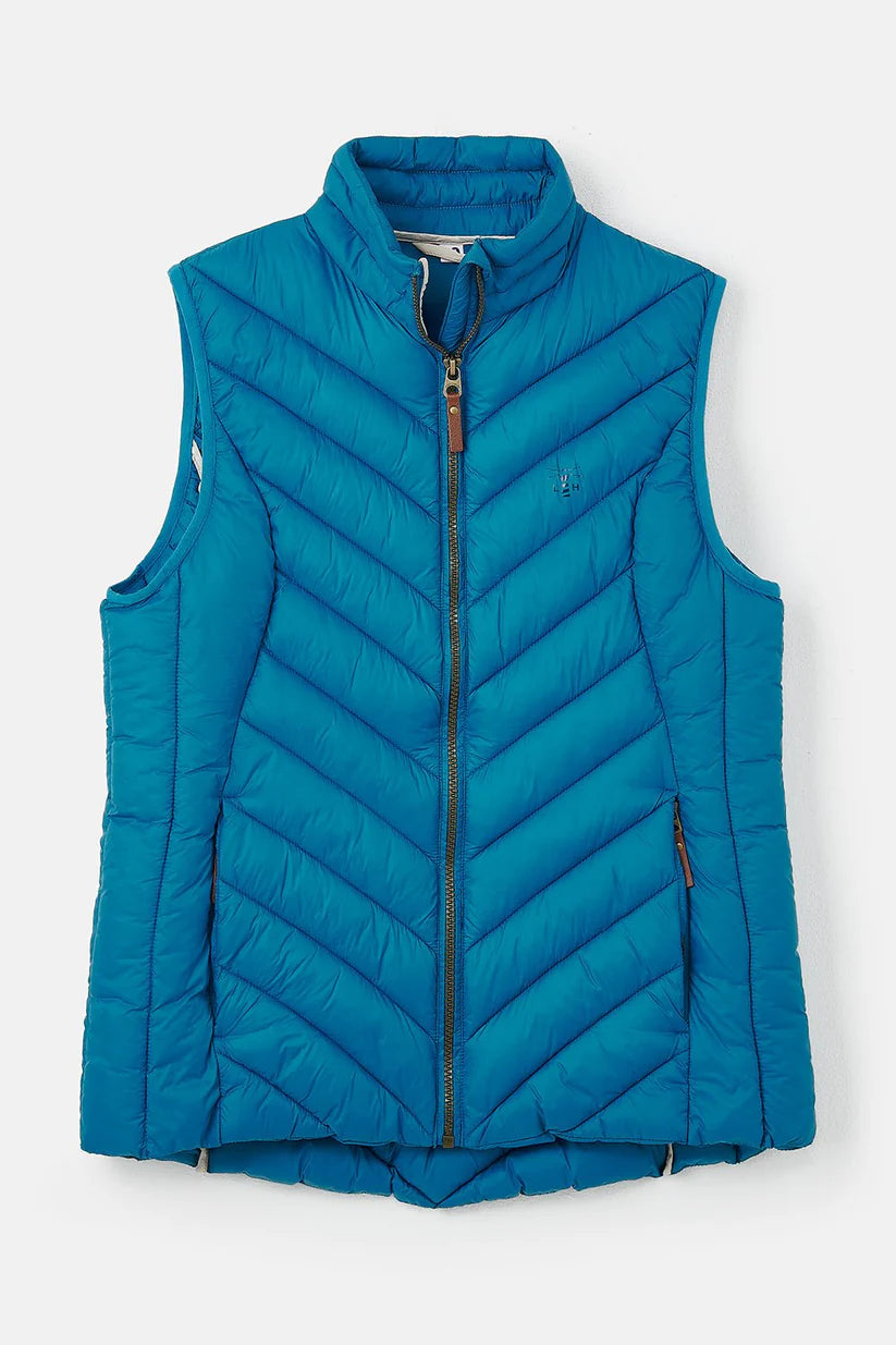 Lighthouse Laurel Gilet in Teal