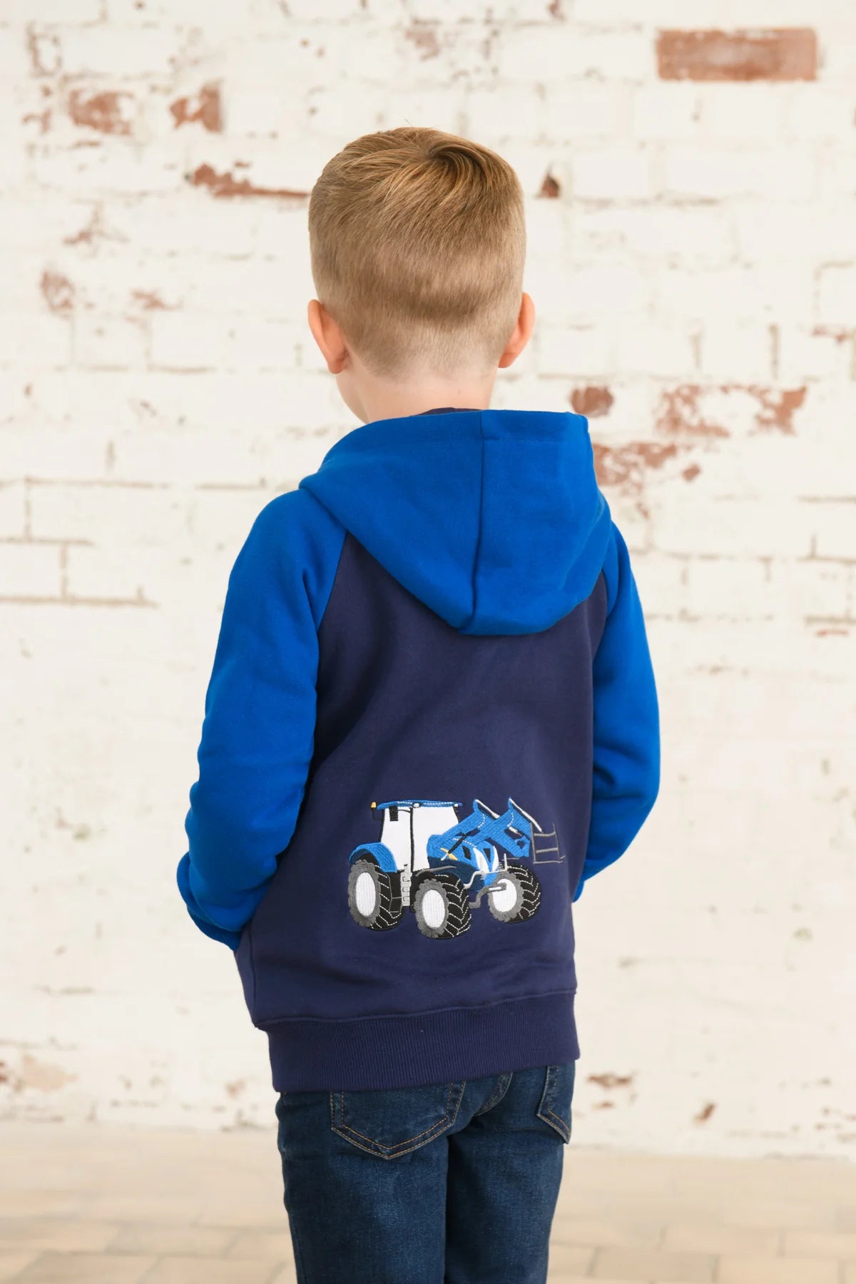 Lighthouse Jackson Full Zip Hoddie -Blue Tractor