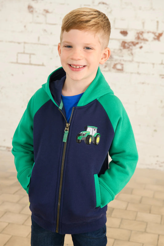 Lighthouse Jackson Full Zip Hoddie - Green Tractor