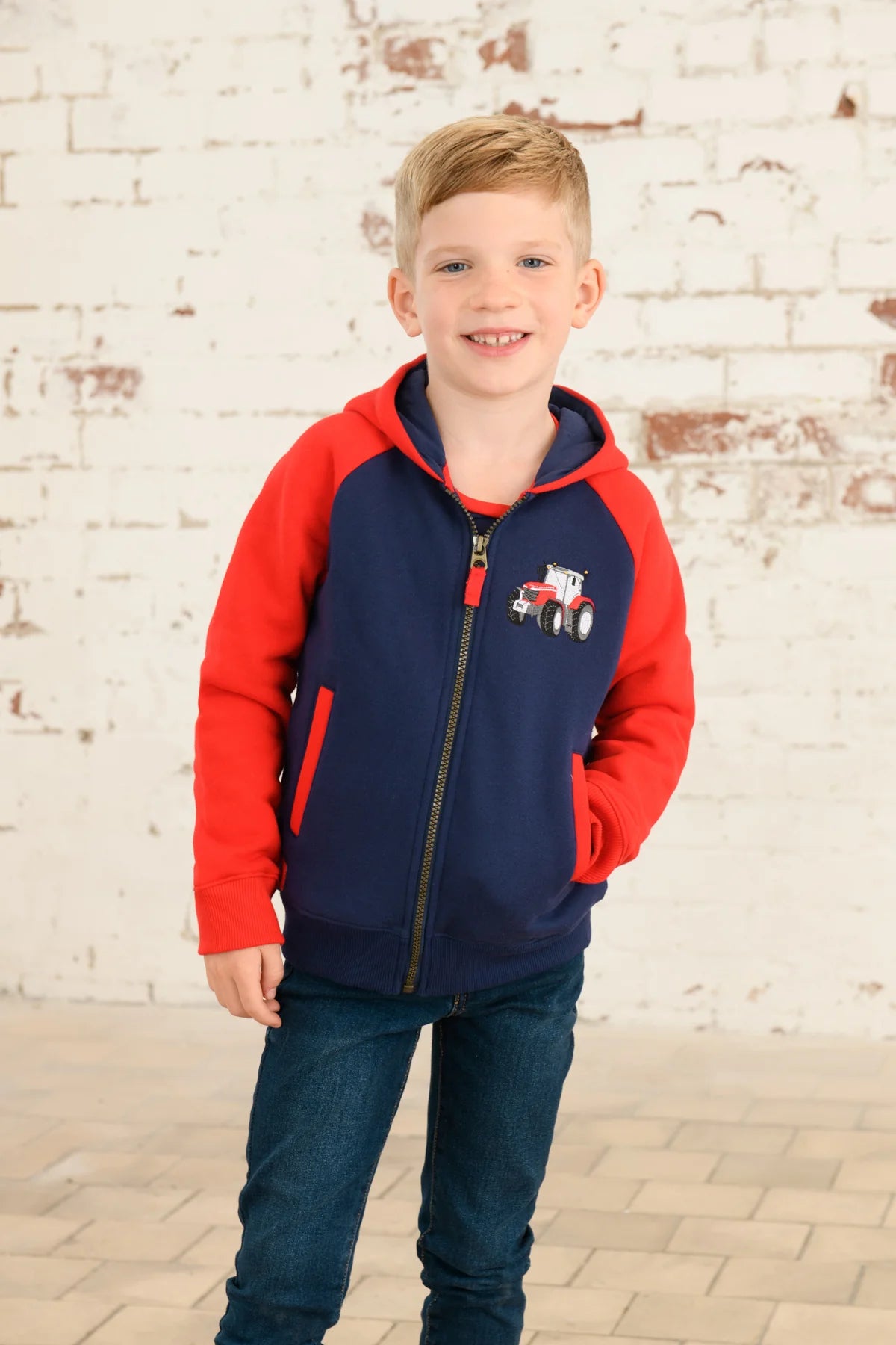 Lighthouse Jackson Full Zip Hoddie - Red Tractor