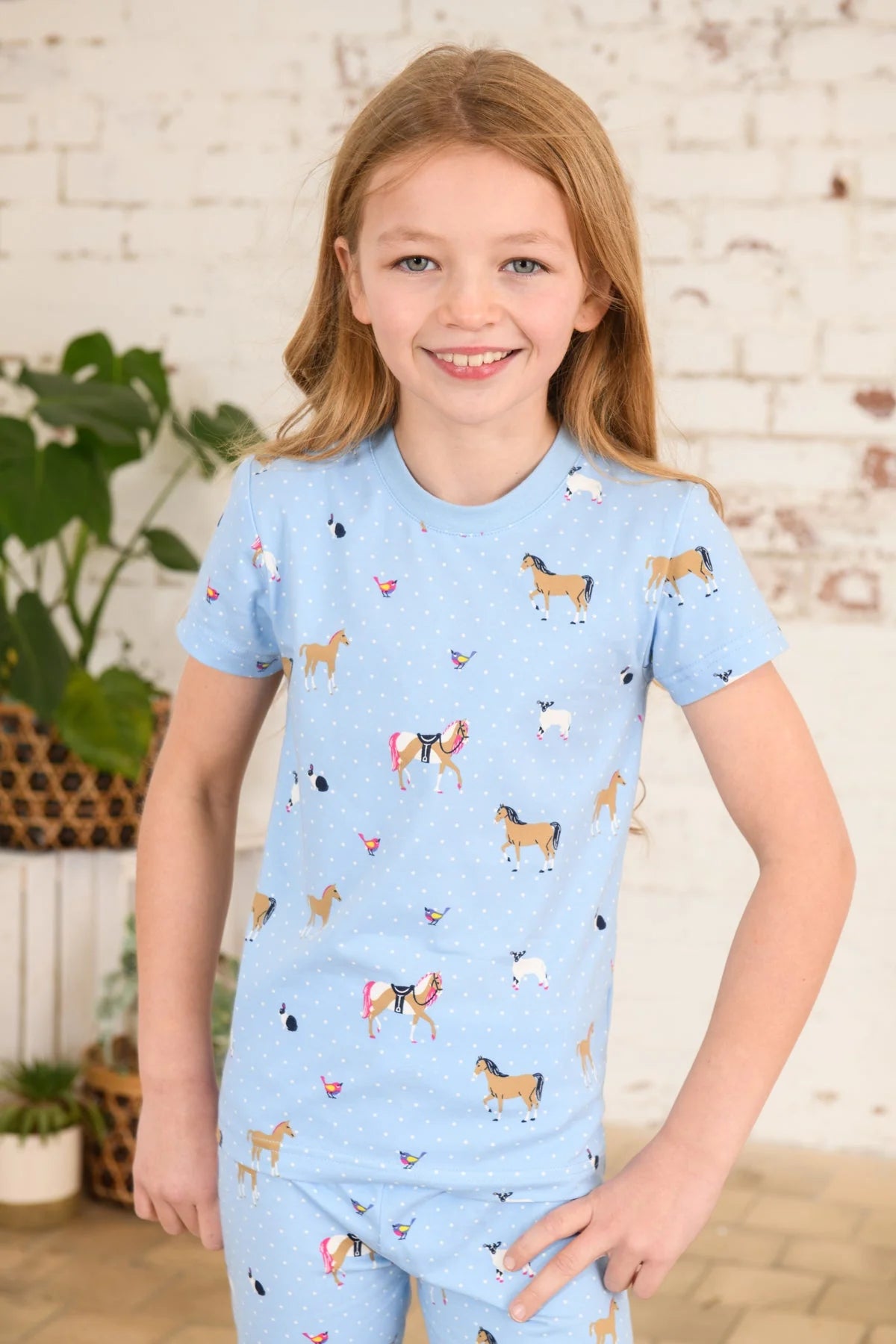 Lighthouse Pyjamas - Blue Animal Print