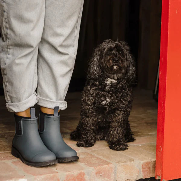 Merry People Bobbi Slate Grey Ankle Wellington Boot