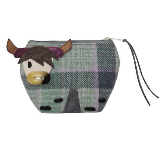 Earth Squared - Gosford Tweed Highland Cow Purse