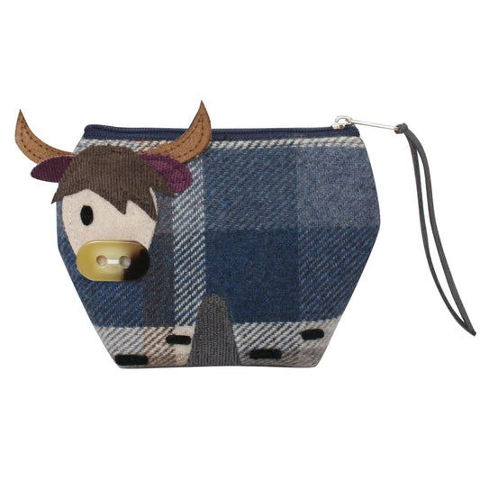 Earth Squared - Tantallon Tweed Highland Cow Purse