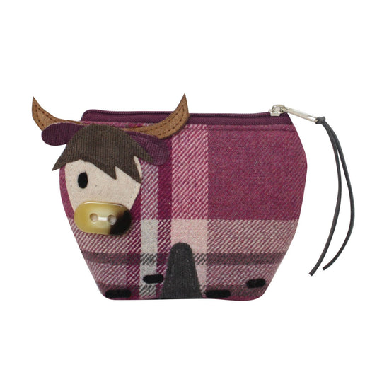 Earth Squared - Winton Tweed Highland Cow Purse