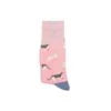 Miss Sparrow Wandering Cats Socks Pink
