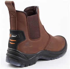 Xpert Defiant Safety Dealer Boots in Brown