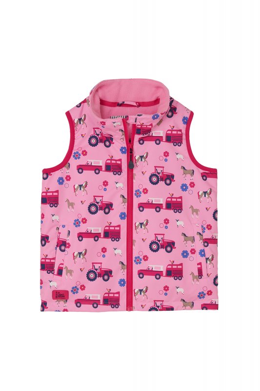 Lighthouse Children's Alex Gilet - Blush Pink Farm