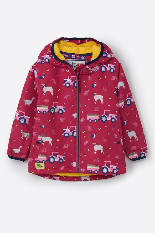 Lighthouse Girls Amelia Pink Farm Life Coat