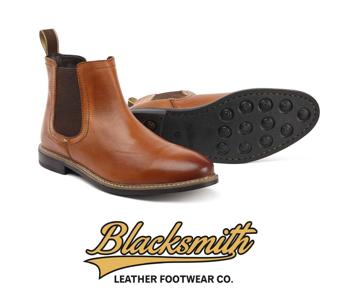 Blacksmith Tan Chelsea Dealer Boots ME-M007
