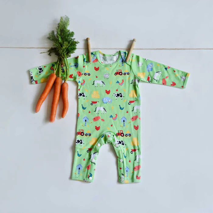 Powell Craft Farmyard Print Jumpsuit FM17