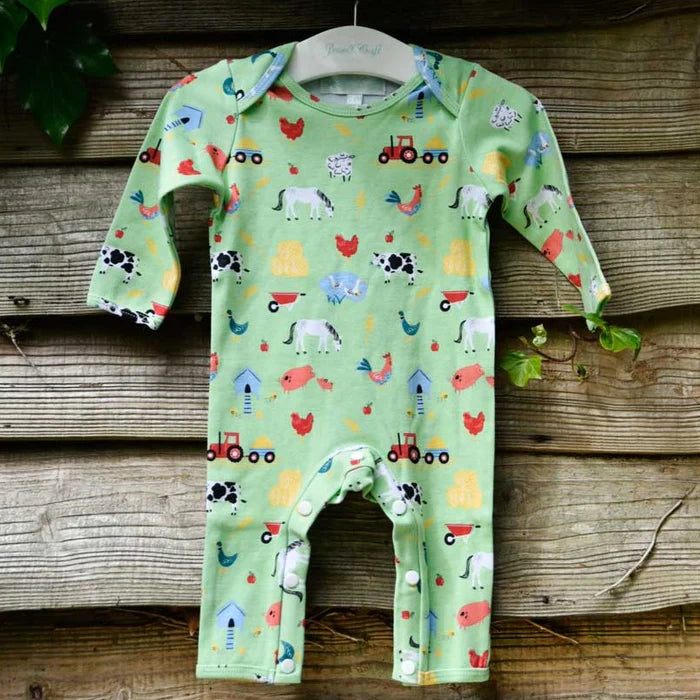 Powell Craft Farmyard Print Jumpsuit FM17