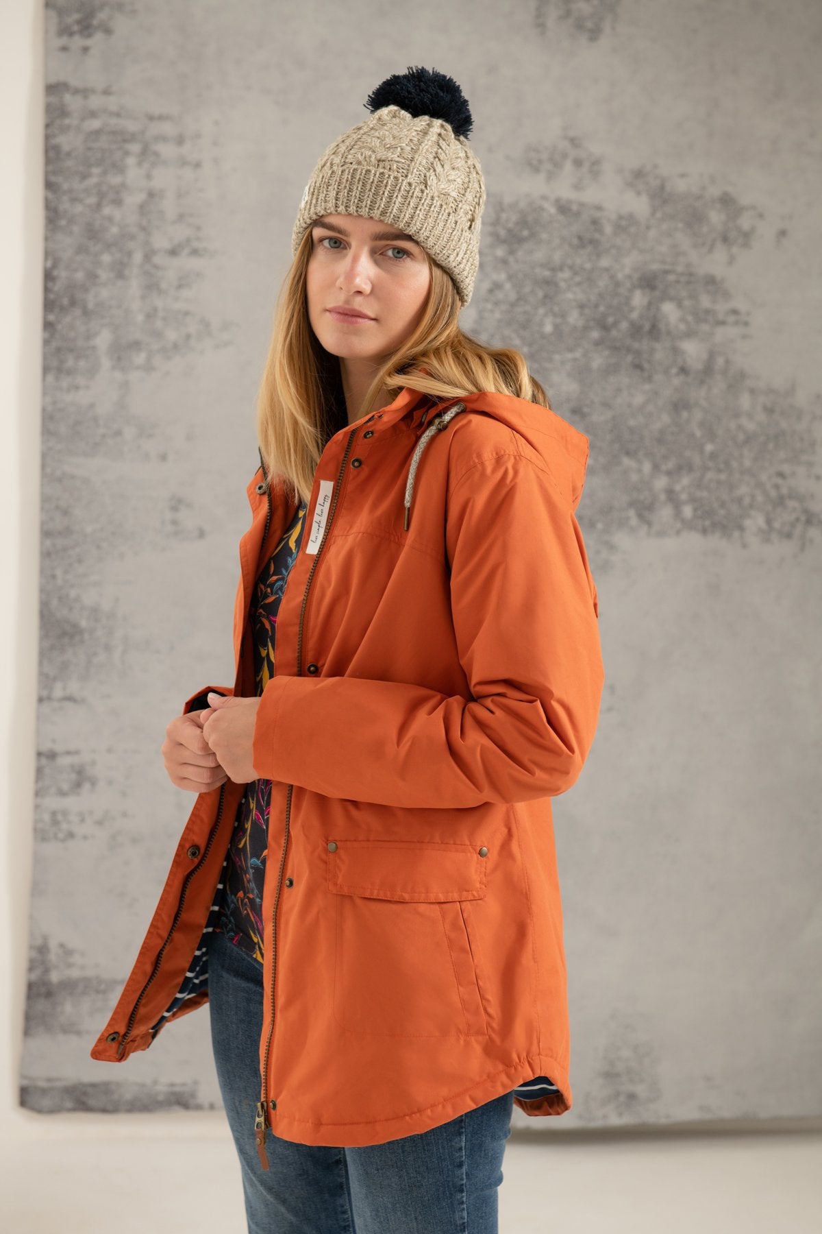 Lighthouse Iona Jacket in Burnt Orange