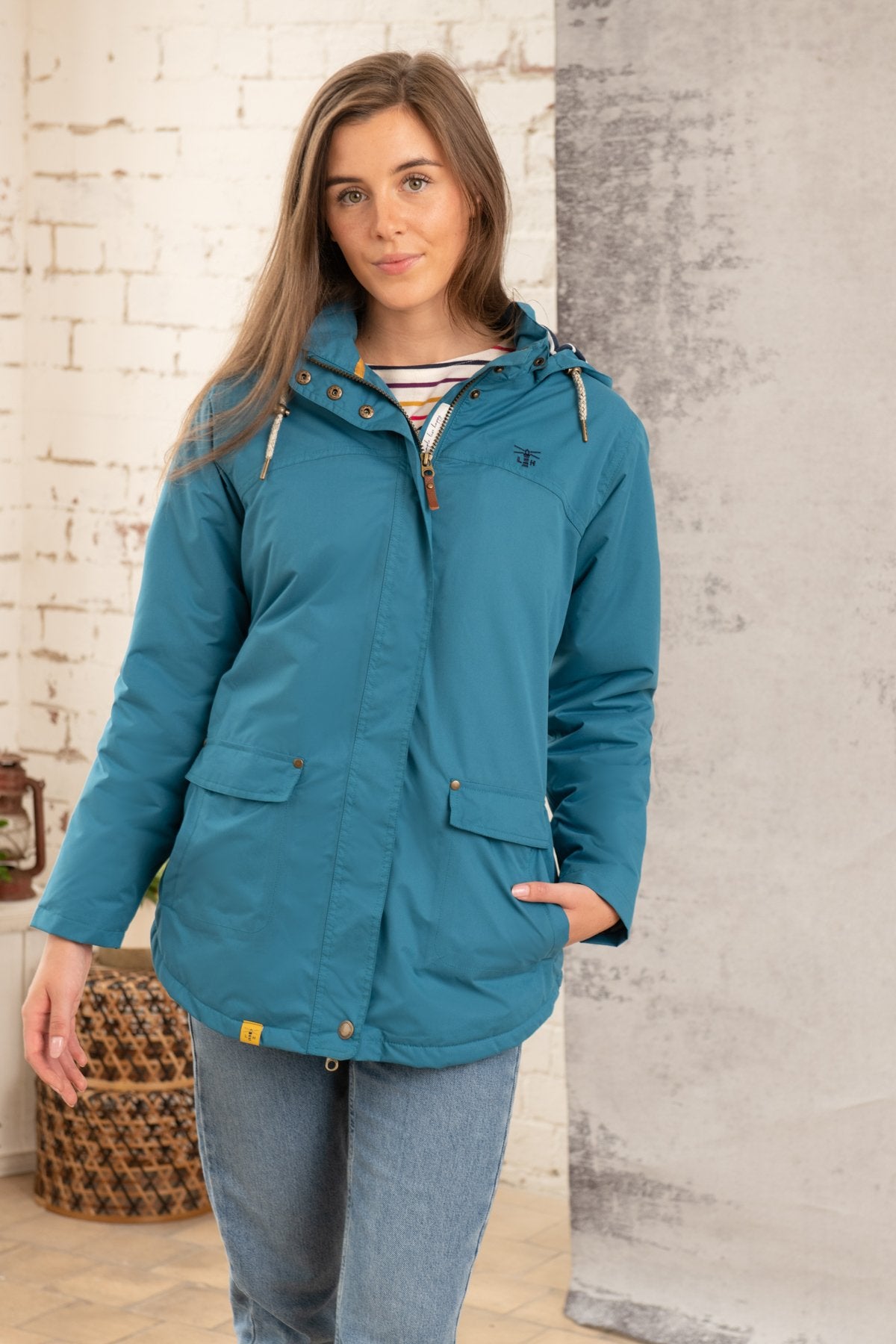 Lighthouse Iona Jacket in Deep Teal