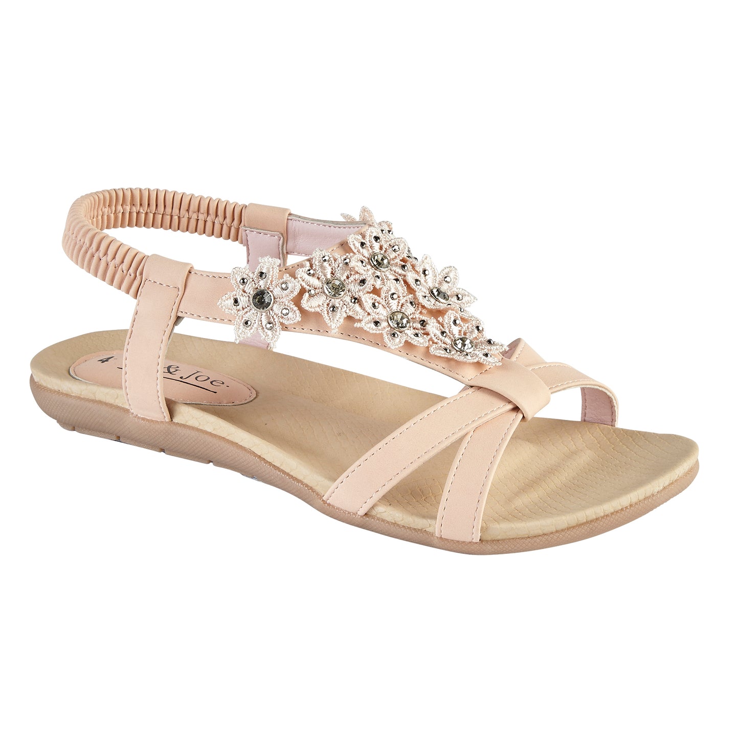 Ladies Ravello Blush Sandals