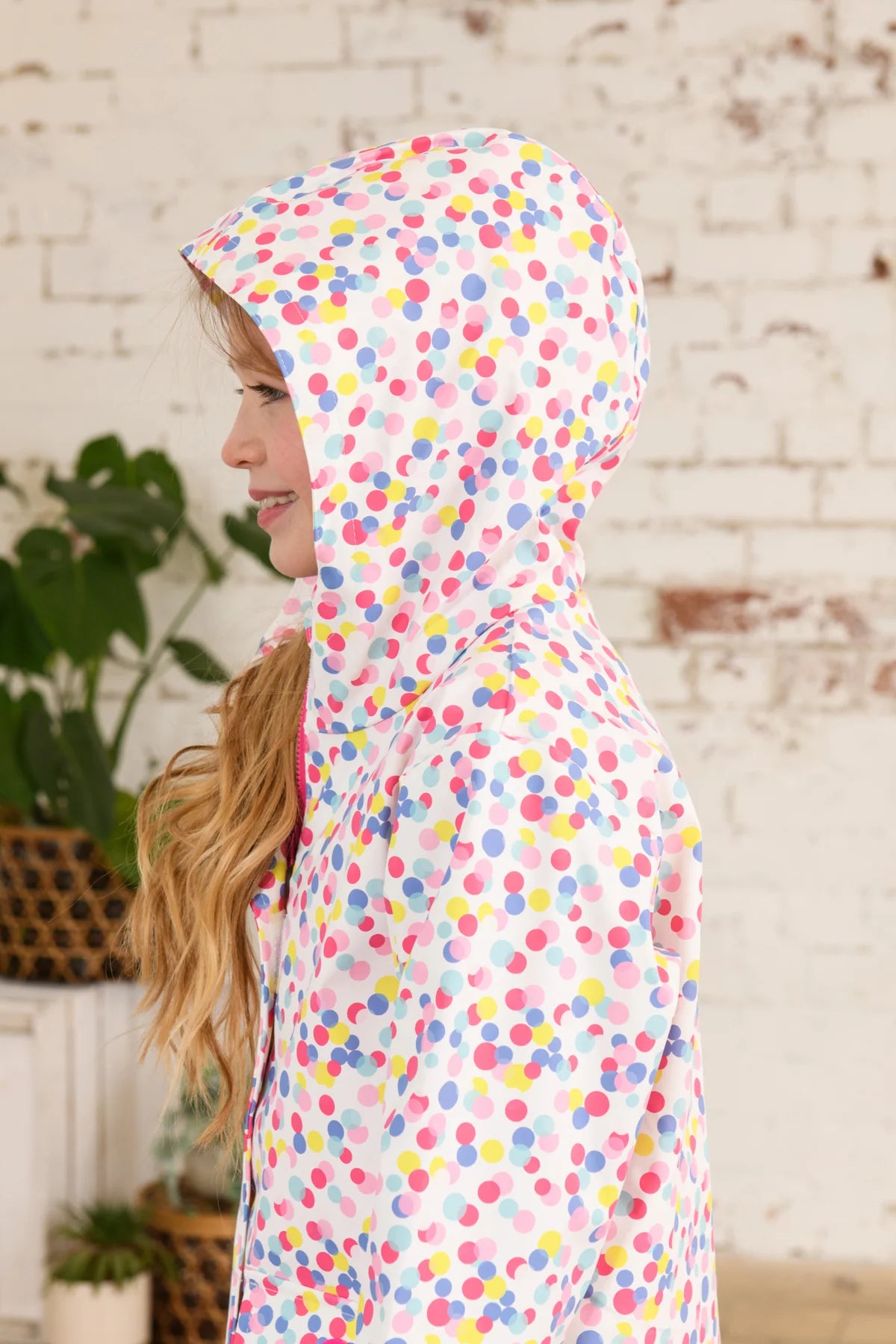 Lighthouse Girls Heidi Waterproof Coat - Confetti Print
