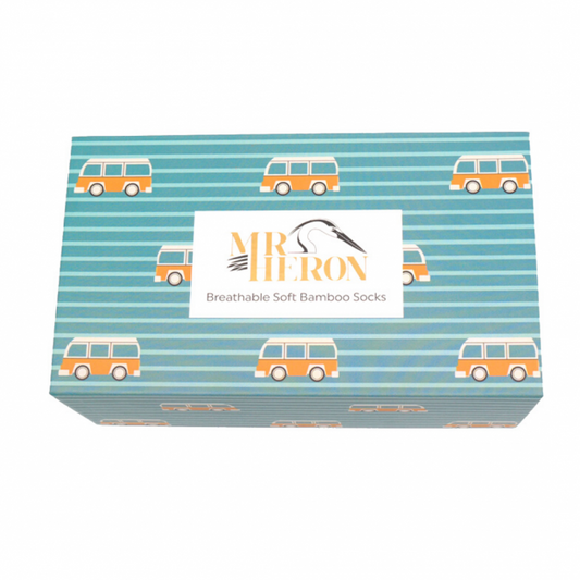 Mr Heron  Camper Stripes Socks Gift Box