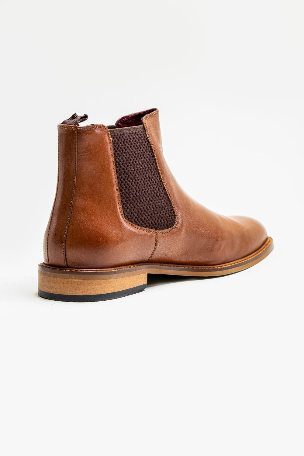 Cavani Watson Dealer Style Boots in Traditional Tan Leather