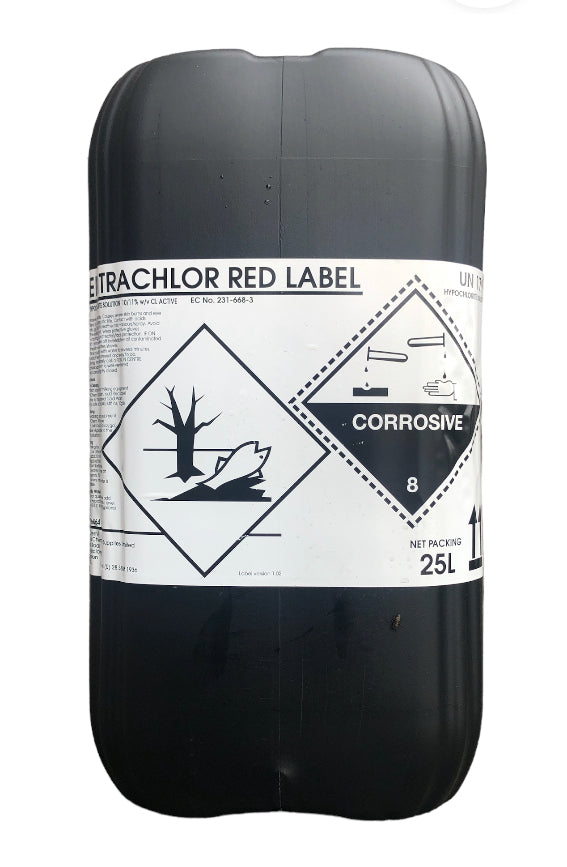 Centrachlor Red Label Hypochlorite   25 Ltr Drum