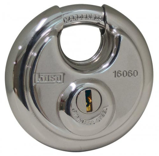 KASP HIGH SECURITY STAINLESS STEEL - DISC PADLOCK - K16070D