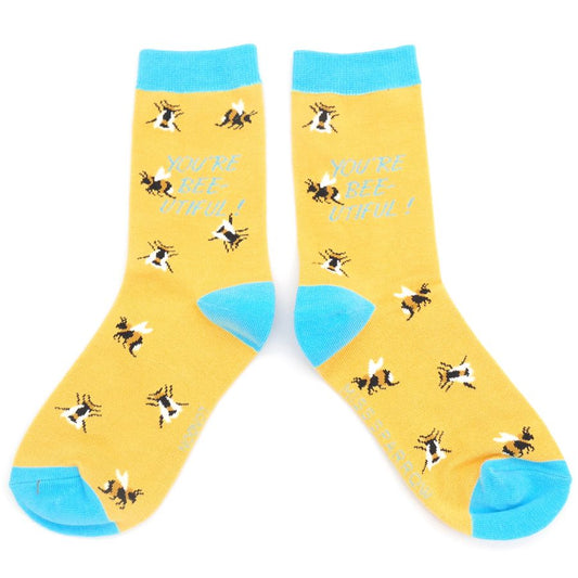 Miss Sparrow  Bee-utiful Socks Yellow