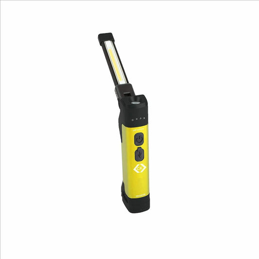 C K Compact Cordless COB-LED Rechargeable Magnetic Inspection Torch,T9424USB