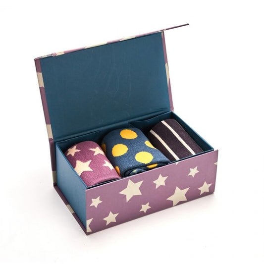 Miss Sparrow  Spots, Stripes, Stars, Socks Gift Box