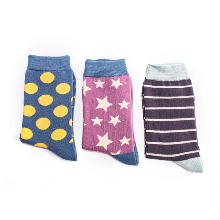 Miss Sparrow  Spots, Stripes, Stars, Socks Gift Box