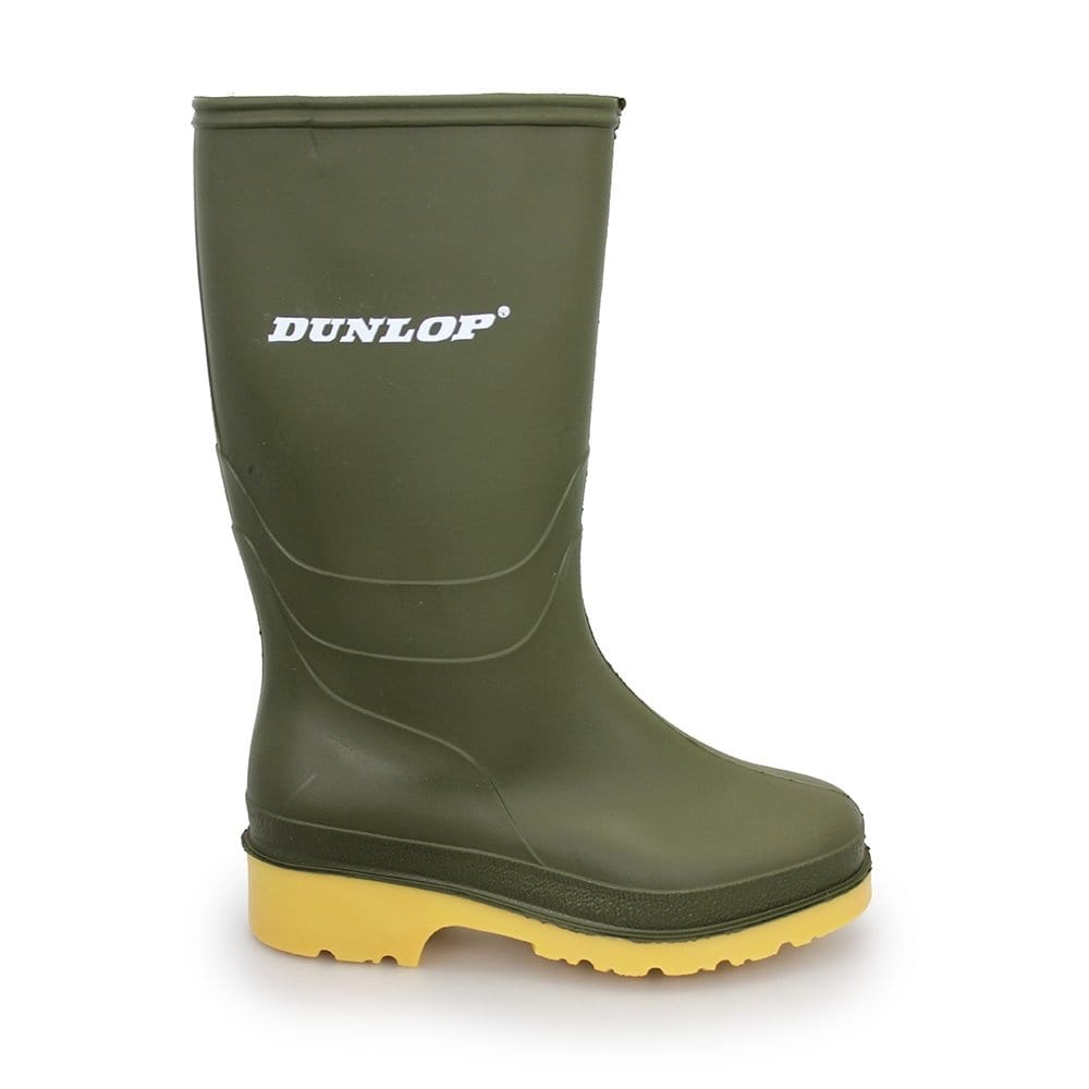 KIDS DUNLOP GREEN WELLY AT MILLS COUNTRY STORE